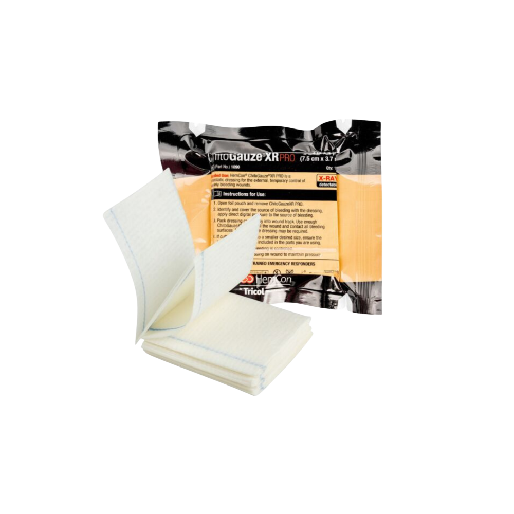 Hemostatic Z-folded Gauze